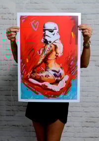 Image 2 of 'THESE AREN'T THE DROIDS WE'RE LOOKING FOR' Lithograph Print