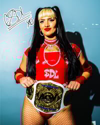 *NEW* ACW WOMEN'S CHAMP SIGNED 8x10