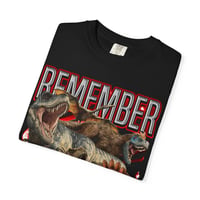 Image 3 of Remember the Dinosaurs T-Shirt | Vintage Dinosaur Graphic Tee