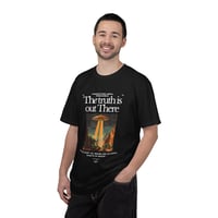 Image 4 of Unisex UFO Graphic T-Shirt black, The Truth is Out There Tee, Gift for Alien Enthusiasts, Funny Spac