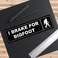 Image 3 of Bigfoot Bumper Sticker - Funny Car Decal for Cryptid Enthusiasts, Sasquatch Lover Gift, Yeti Vehicle