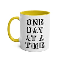 Image 7 of One day at a time coffee mug office gift 