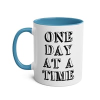 Image 13 of One day at a time coffee mug office gift 