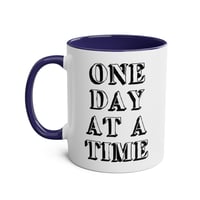 Image 16 of One day at a time coffee mug office gift 