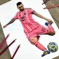 Print of Lionel Messi