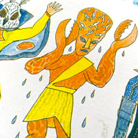 Image 4 of Heroes and Villains - A3 Riso Print