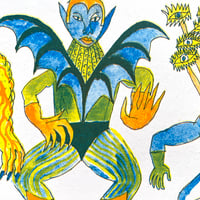 Image 5 of Heroes and Villains - A3 Riso Print