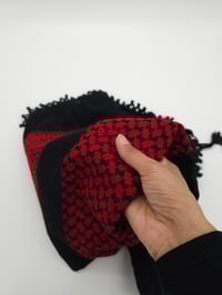 Image 4 of Deep Red Keffiyeh (Made in Jordan) 