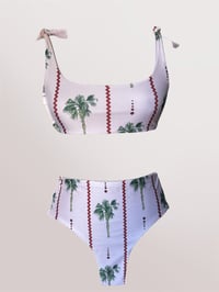 Image 2 of BIKINI "PINK PALM" (SU ORDINAZIONE)
