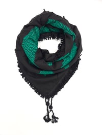 Image 1 of Emerald Green Keffiyeh (Made in Jordan) 