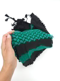 Image 3 of Emerald Green Keffiyeh (Made in Jordan) 