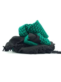 Image 4 of Emerald Green Keffiyeh (Made in Jordan) 