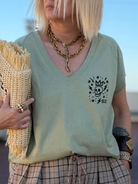 Image 1 of CAMI OVER SKULL BASIC VERDE CLARO