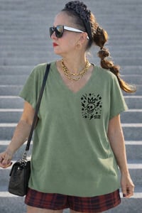 Image 3 of CAMI OVER SKULL BASIC VERDE CLARO