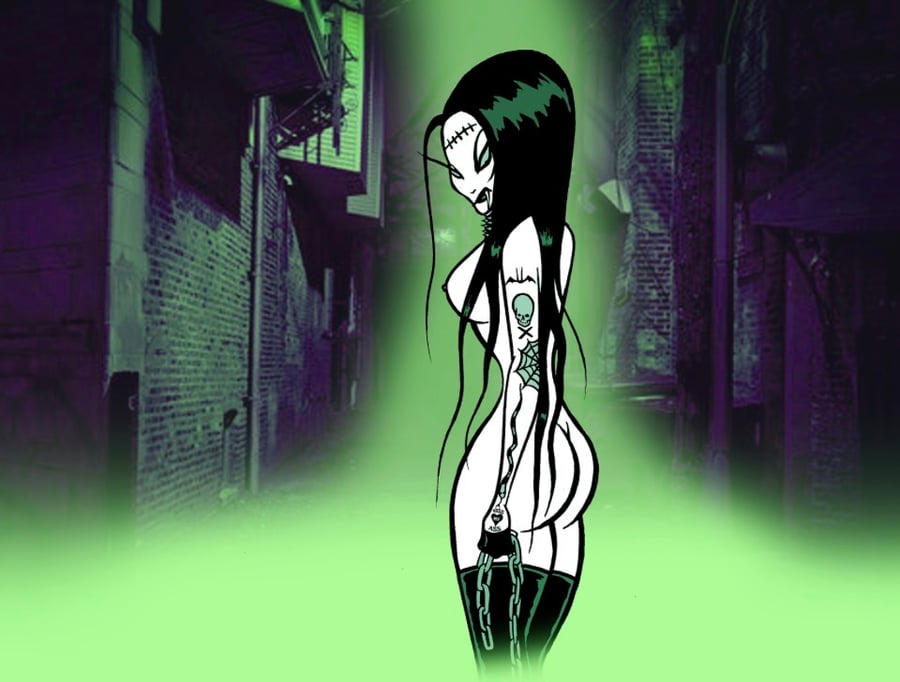 Image of NEW! Alley cats meow  - signed print 