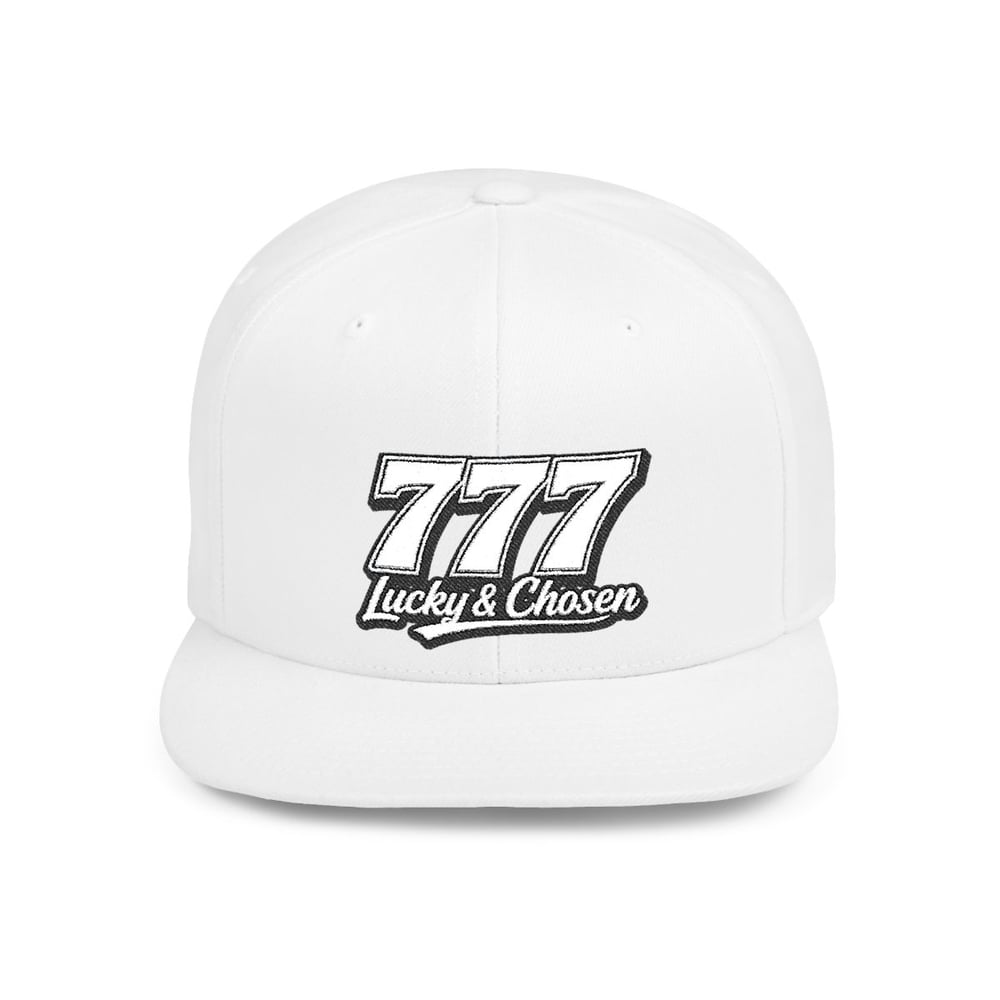 Image of 777 Lucky & Chosen Flat Bill Snapback Hat