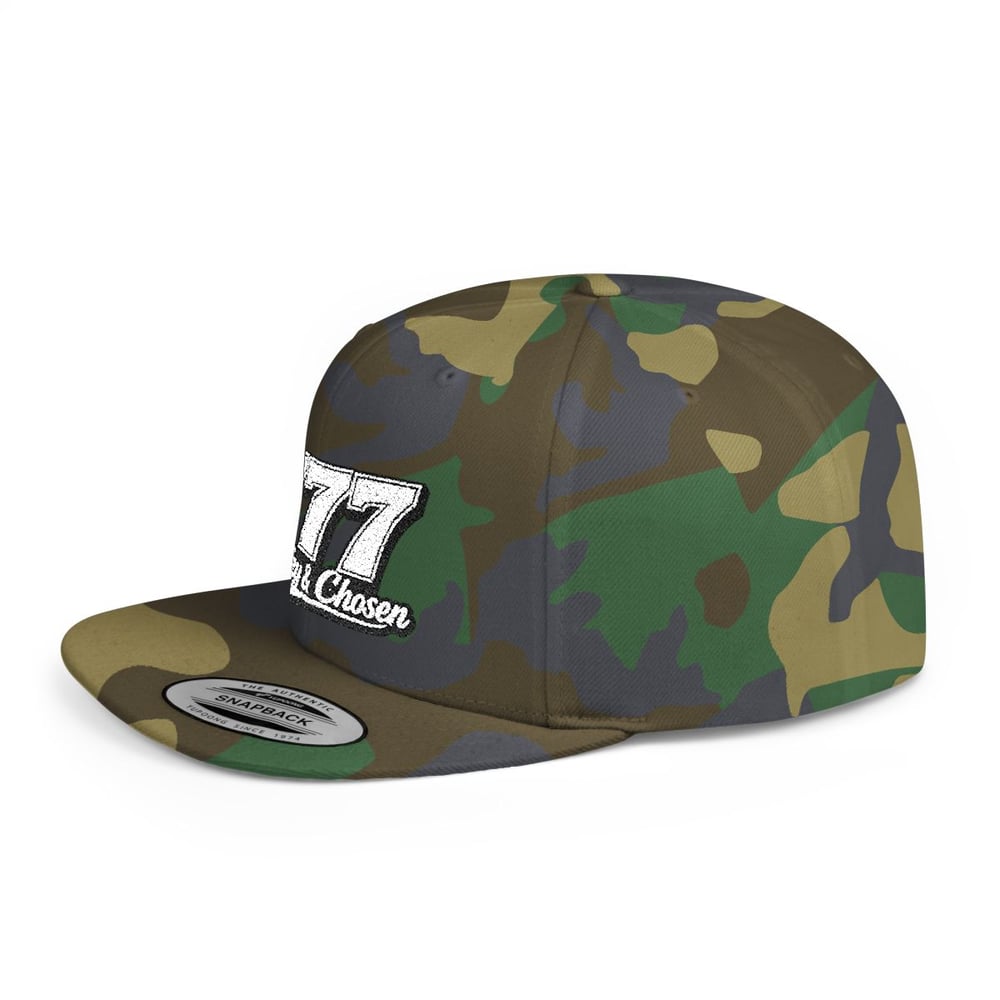 Image of 777 Lucky & Chosen Flat Bill Snapback Hat