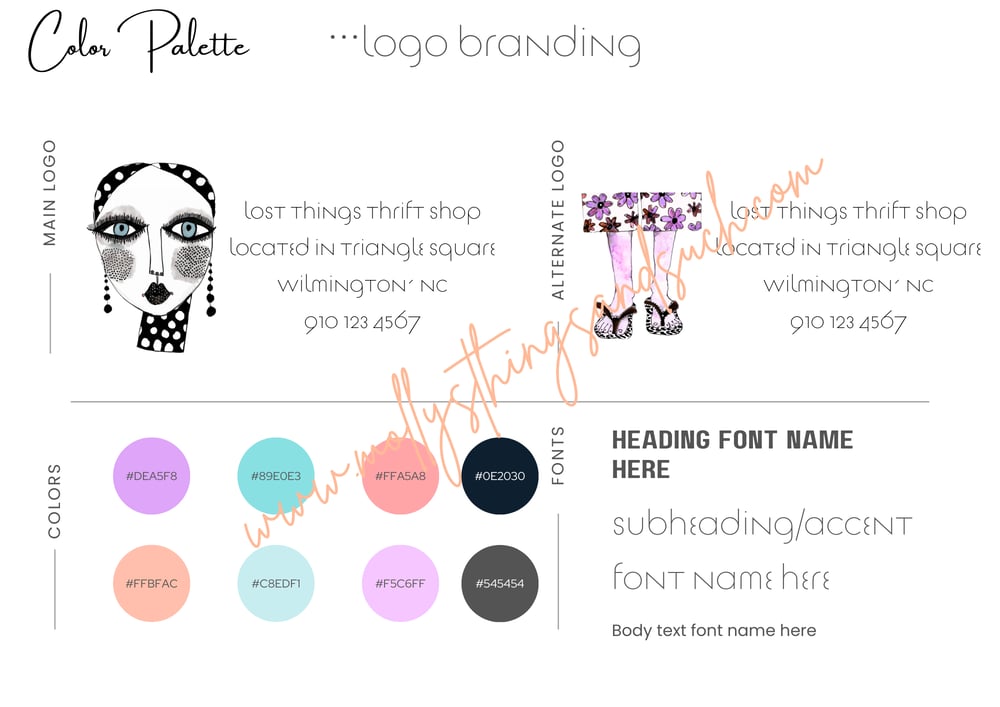 Image of Let's Design a Color Palette Logo Branding 