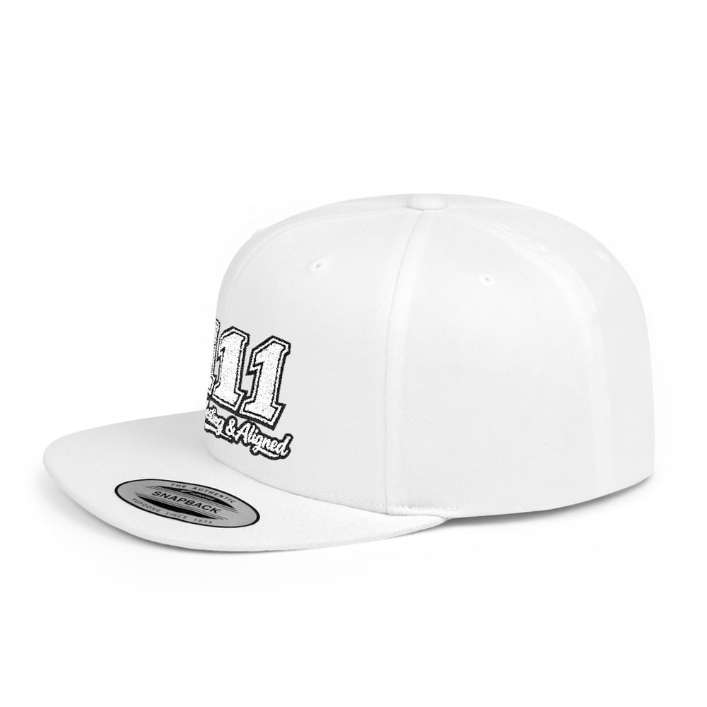 Image of 111 angel number Flat Bill SnapBack