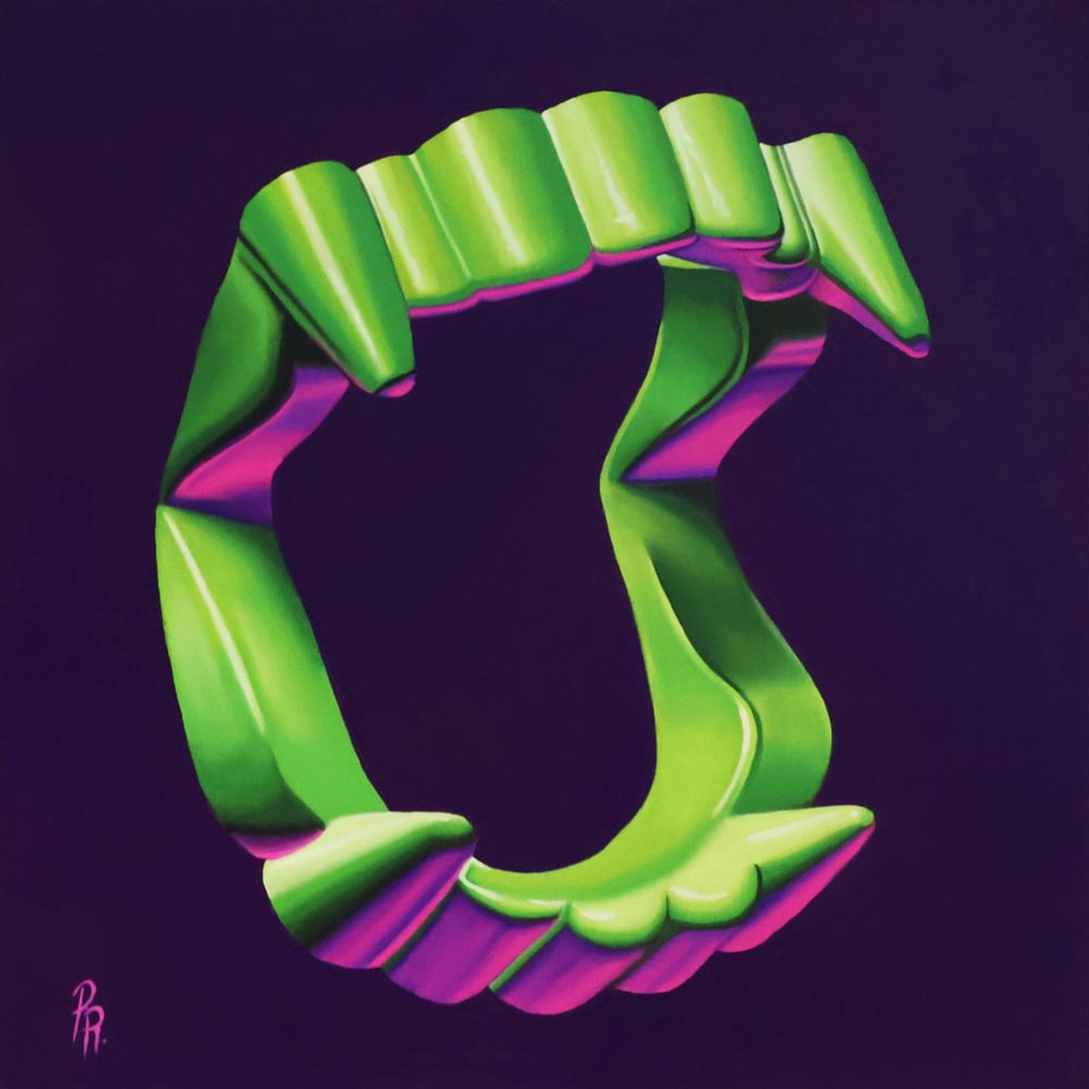 Image of Vamp Teeth Print