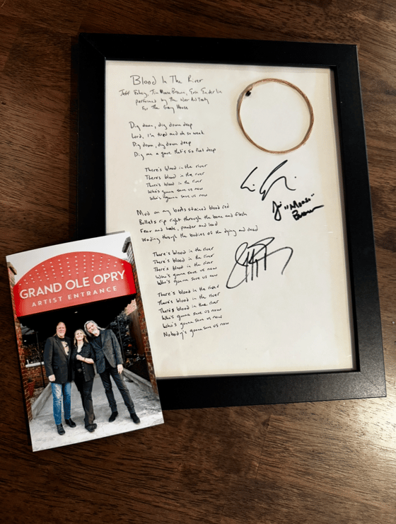 Image of Blood In The River lyric