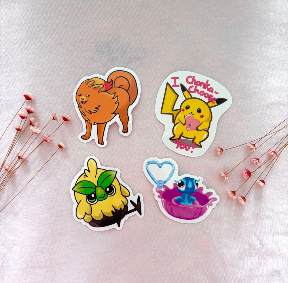 Image of Pokémon Inspired Stickers