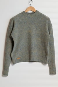 Image 2 of scottish merino wool tweed sweater