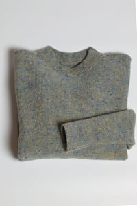 Image 1 of scottish merino wool tweed sweater