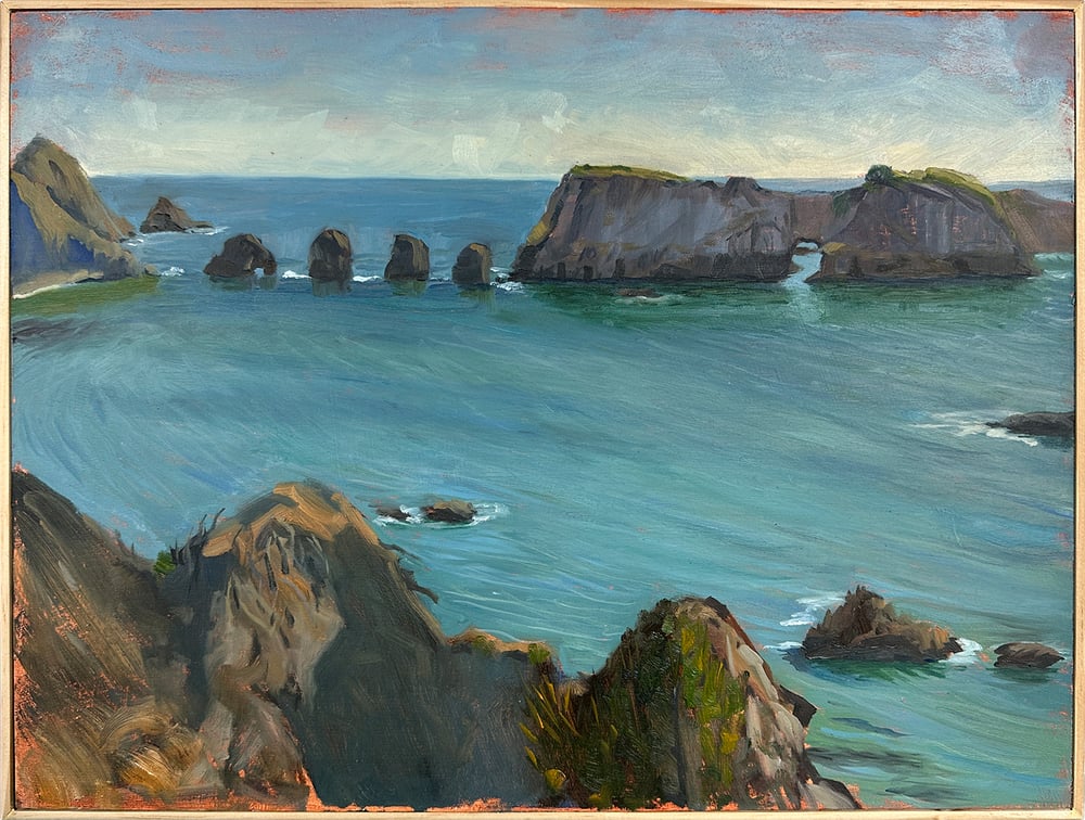 Image of Harbor Gates - Original Painting