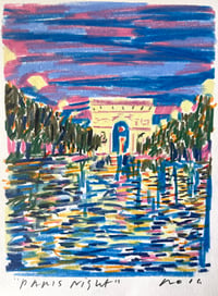 Paris Night/ Drawing A Day 5.25.26