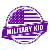 Image 5 of Purple Military Kid Month Tote Bags – Drawstring & Canvas