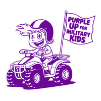 Image 7 of Purple Military Kid Month Tote Bags – Drawstring & Canvas