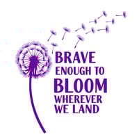 Image 10 of Purple Military Kid Month Tote Bags – Drawstring & Canvas