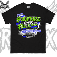 Image 1 of Scripture Over Feeling T Shirt v1