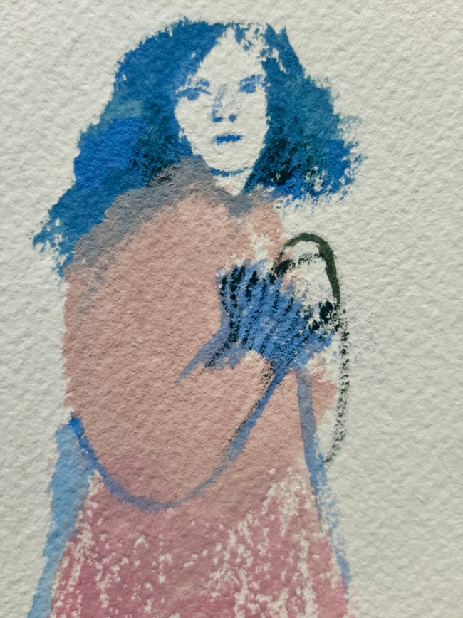 Waiting ~ Original painting