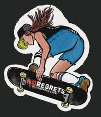 Image 4 of Pegatinas Skater "no regrets"