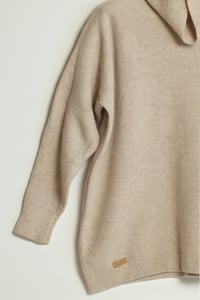 Image 2 of british lambswool mid-thigh sweater