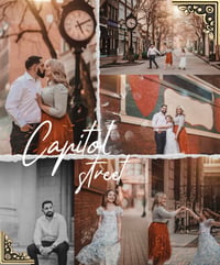 Image 1 of Capitol Street, Charleston Evening Session (Taylor Books, Ellen’s, Brawley Walk, Library, Alley)