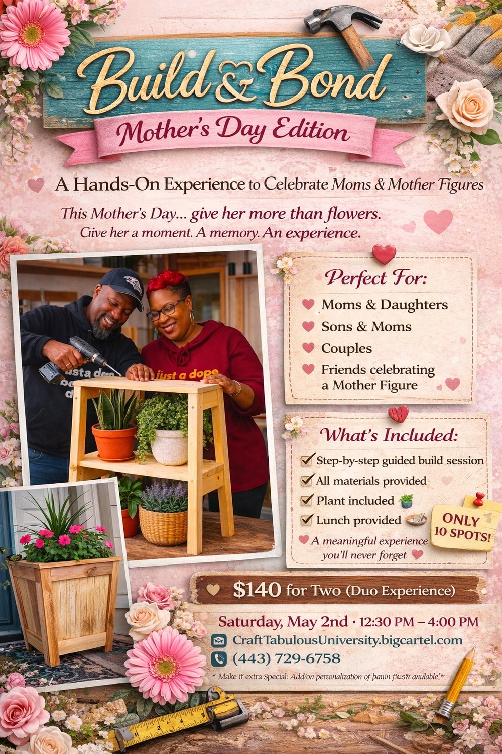 Image of Build & Bond Mother's day edition 