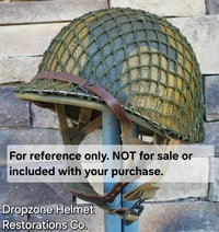 Image 11 of  Repro WWII Hawley M2 Airborne Helmet liner Rayon Webbing. 
