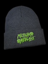 Michigan Metal Fest Stocking hat Classic Green Logo
