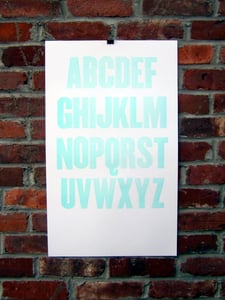 Image of Letter March print