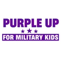 Image 3 of Purple Up for Military Kids Shirt