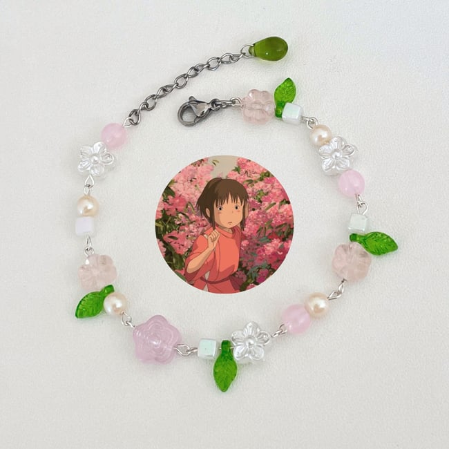 chihiro's flower field bracelet