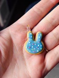 Image 1 of Blue bunny sugar cookie 