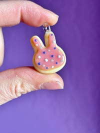 Image 1 of Pink bunny cookie 