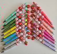 Image 6 of Strawberry Patch Beaded Pens 