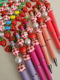Image 5 of Strawberry Patch Beaded Pens 