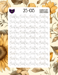 Image 16 of Auto Pay Sticker Font C-C24