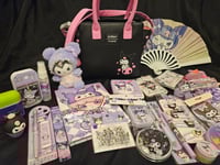 Image 3 of Kuromi Loungefly Purse Bundle